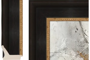 Schilderijlijst Hermitage Antique zwart-goud 105mm