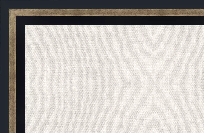 Curved zwart goudrand - Afbeelding 2