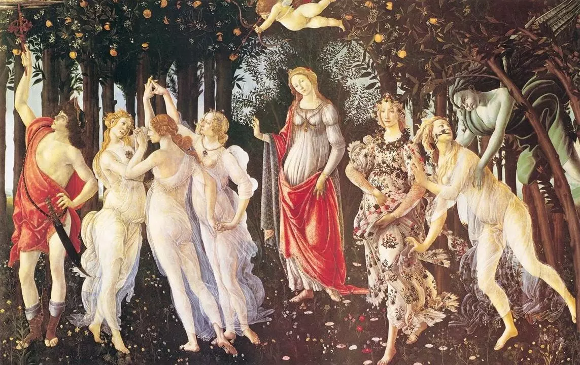La Primavera - Sandro Botticelli - artwerk op canvas