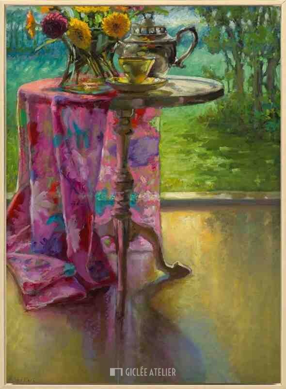 Theepot op tafel - Afbeelding 2