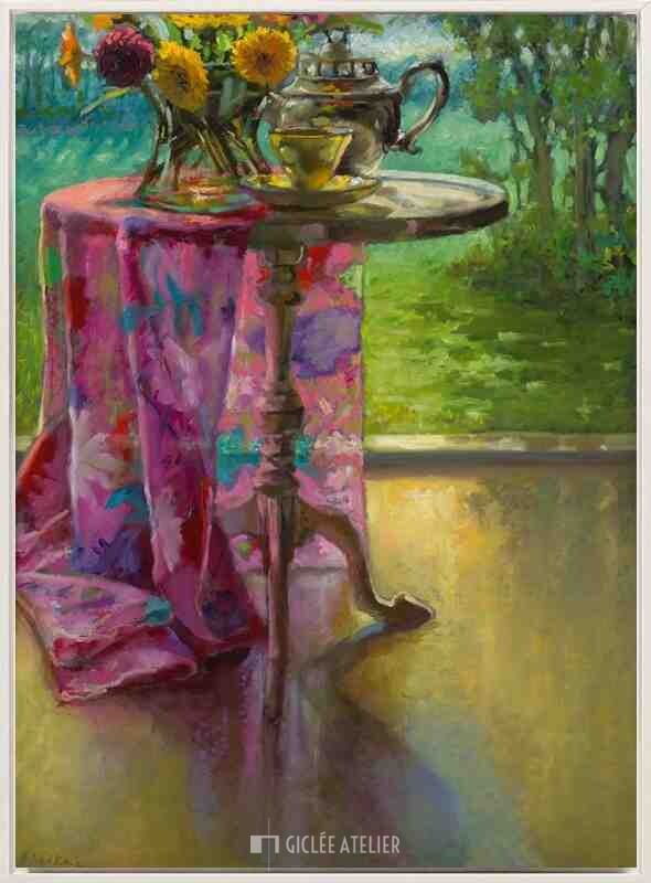 Theepot op tafel - Afbeelding 3