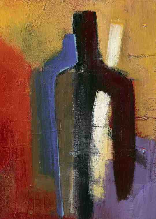 Big Brown, Little Blue - Bea Danckaert - gicleekunst