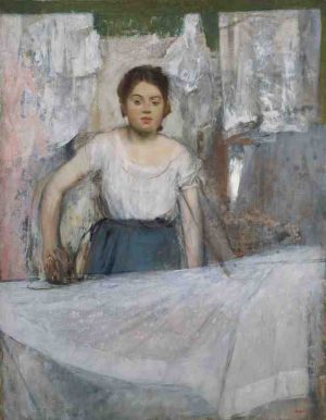 De Strijkster - Edgar Degas - gicleekunst