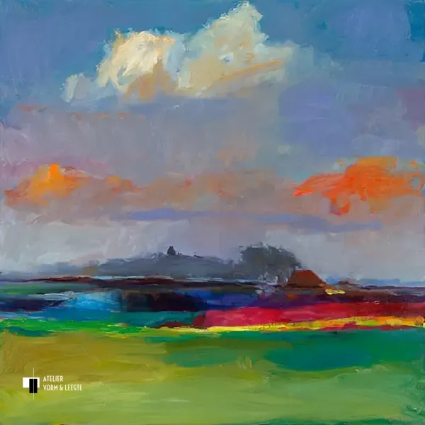 Allingawier - Dinie Boogaart - giclee op canvas