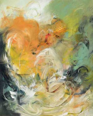 Bloemleven - Christiane Middendorf - gicleekunst