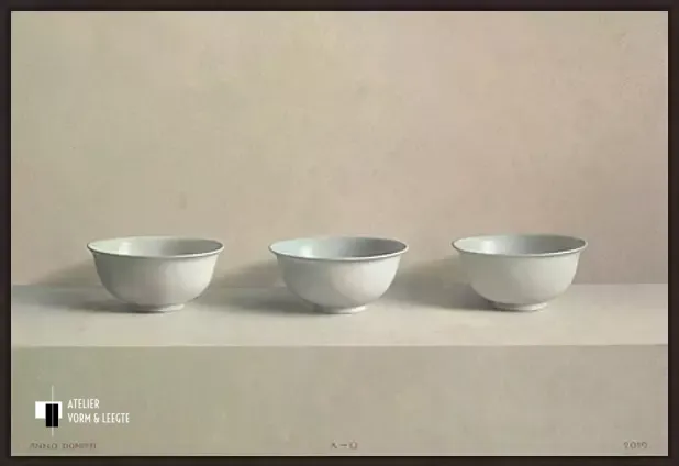 Eenheid in drievoud - Henk Helmantel - in baklijst Atelier zwart 10mm