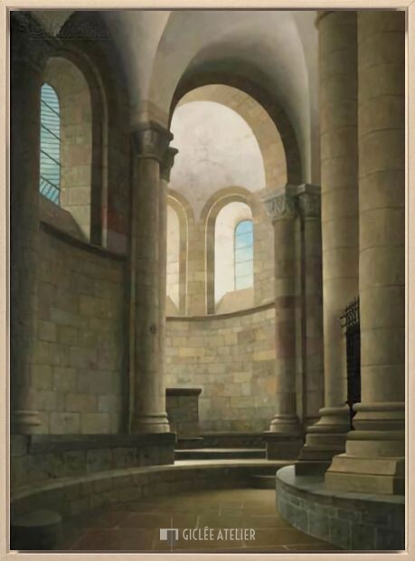 Kooromgang van de kerk in Conques - Afbeelding 2