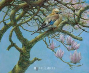 Vlaamse gaai - Erik van Ommen - gicleekunst
