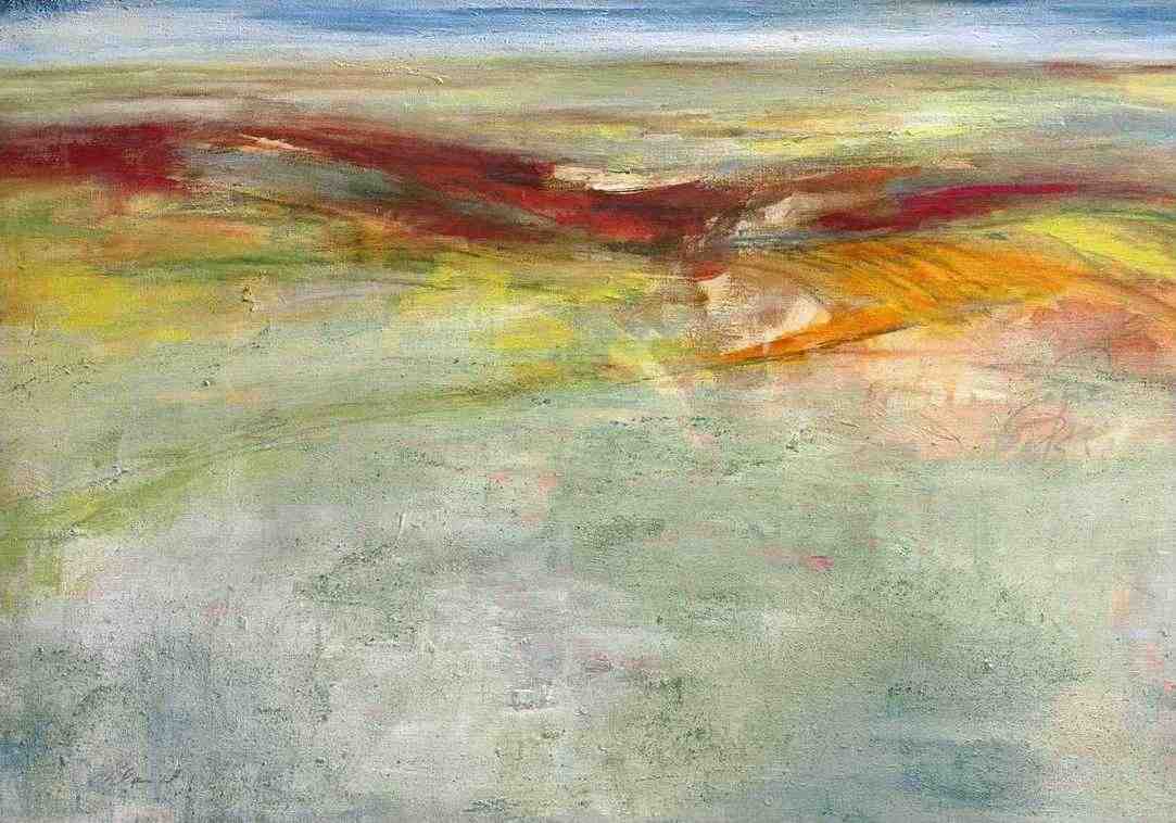 Weids landschap I - Christa Ohland - gicleekunst