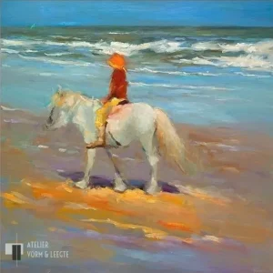 Zeekinderen II - Dinie Boogaart - giclee op canvas