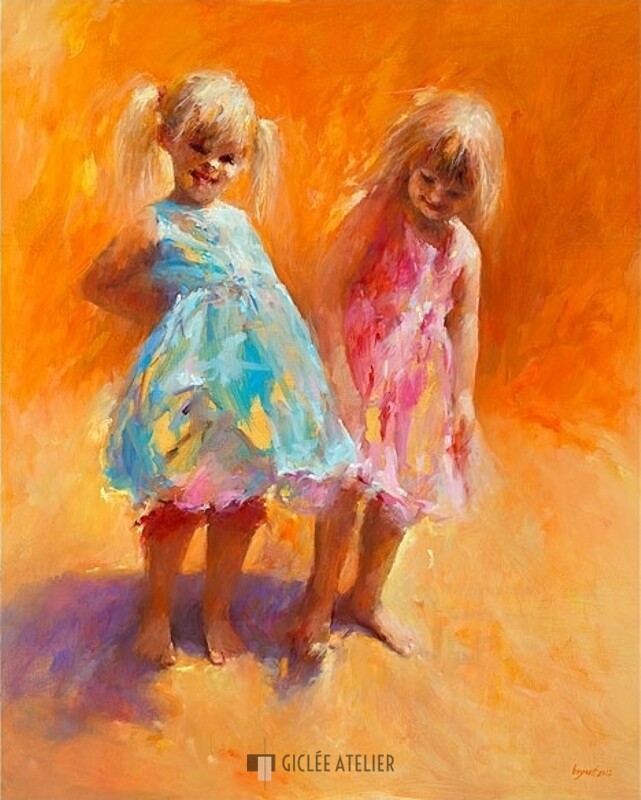 Zonnemeisjes - Dinie Boogaart - gicleekunst