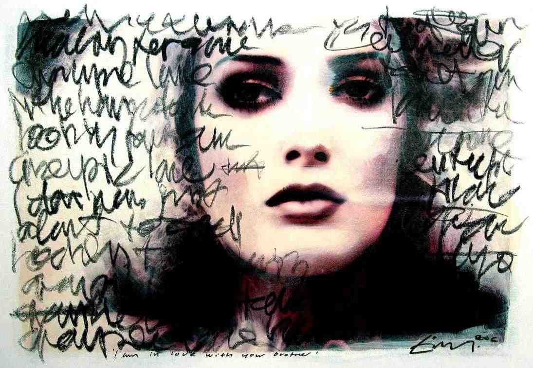 I am in love with your brother - Espen Eiborg - gicleekunst