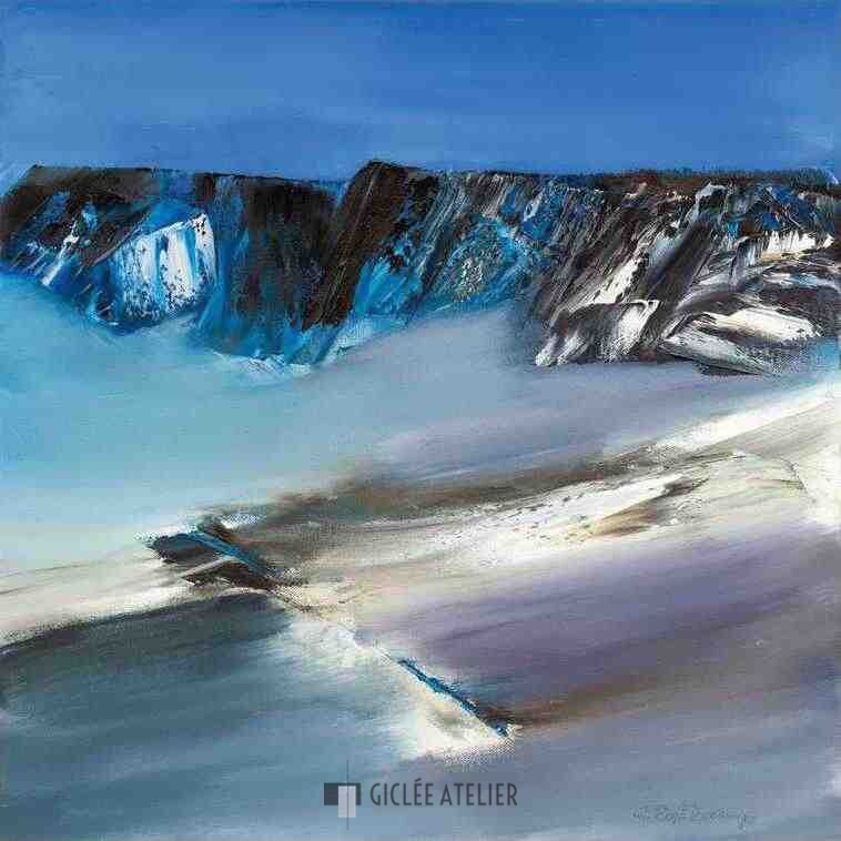 IJslandschap II - Conny Rosskamp - gicleekunst