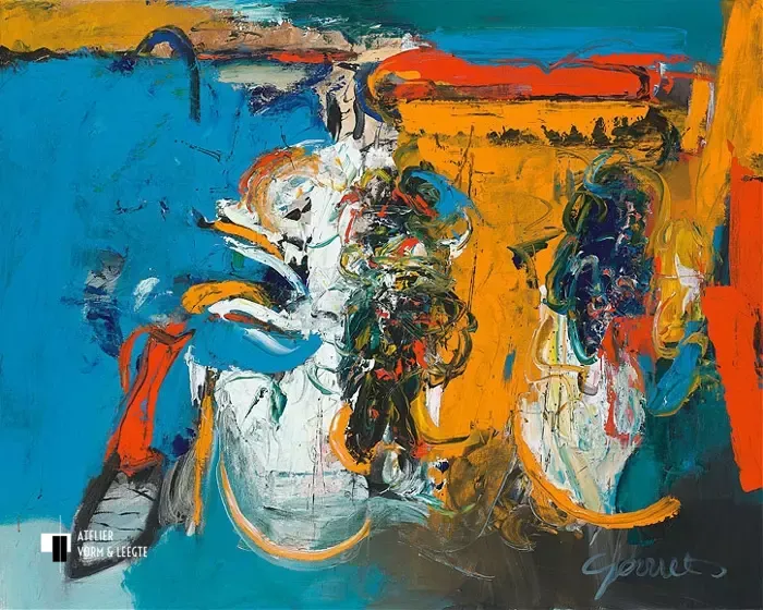 Landscape - Gerriet Postma - giclee op canvas