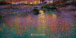 November Sunset - Ton Dubbeldam - gicleekunst