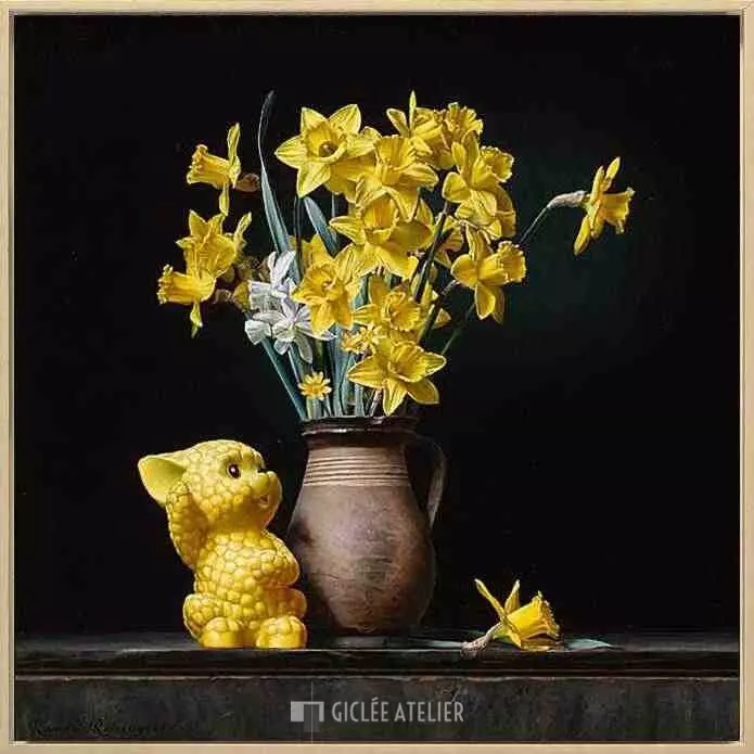 Stilleven met narcissen - Afbeelding 2