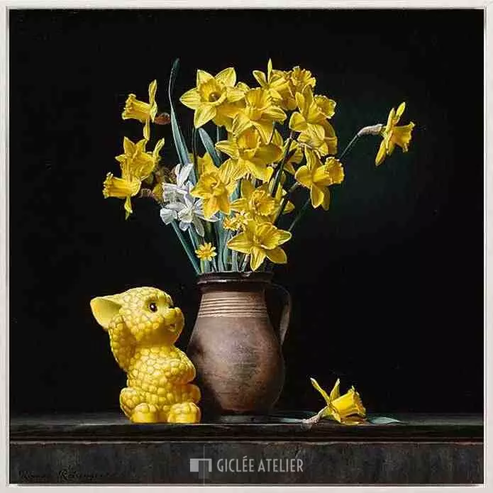 Stilleven met narcissen - Afbeelding 3