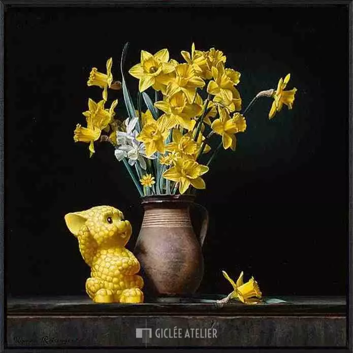 Stilleven met narcissen - Afbeelding 4