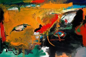 The Eye - Gerriet Postma - giclee op canvas