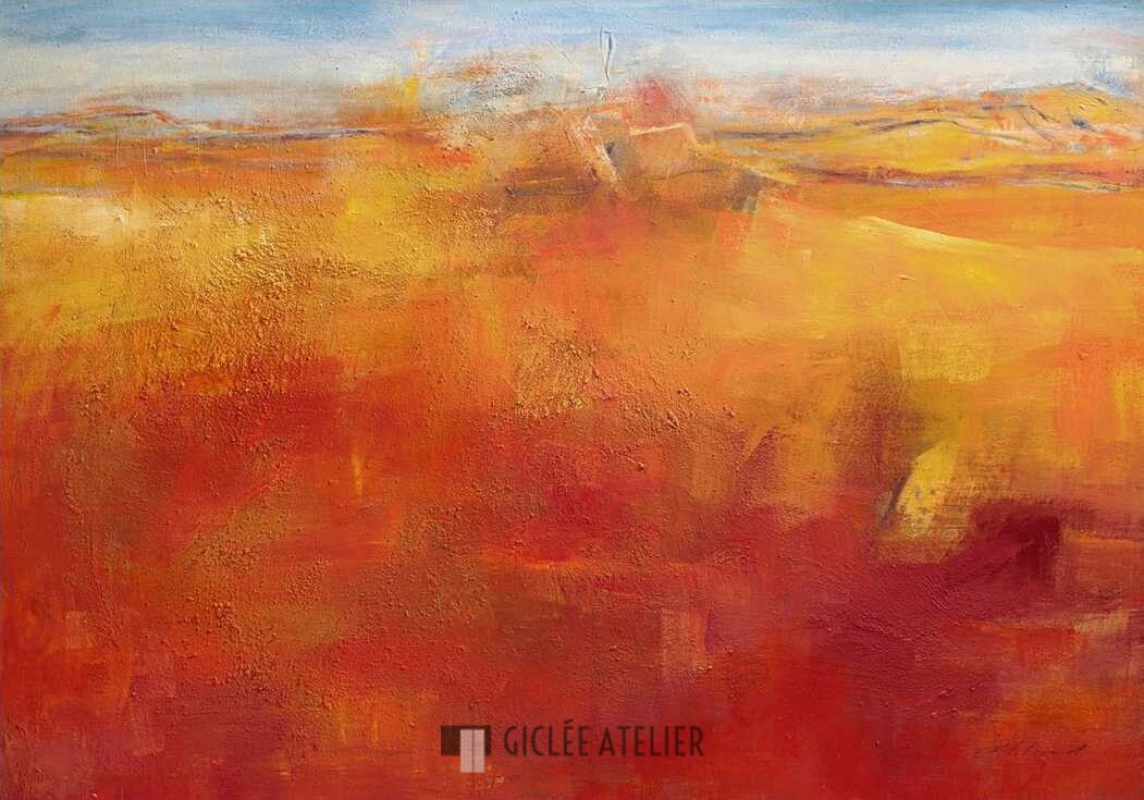 Weids landschap III - Christa Ohland - gicleekunst
