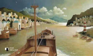 Augustusmaan - Michiel Schrijver - giclee op canvas