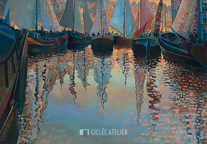 Floating Ratatouille - Ton Dubbeldam - gicleekunst