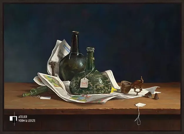 Van de veiling - Rob Møhlmann - in baklijst Atelier zwart 10mm