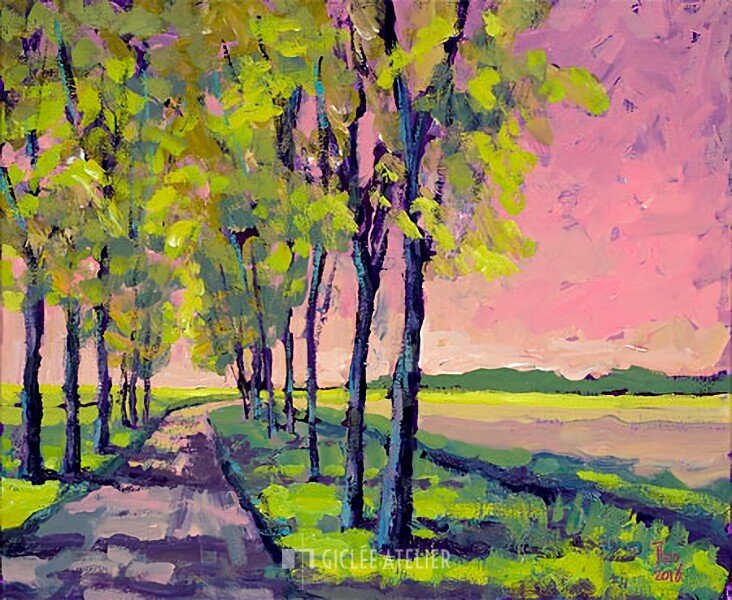 Laantje - Theo Onnes - gicleekunst