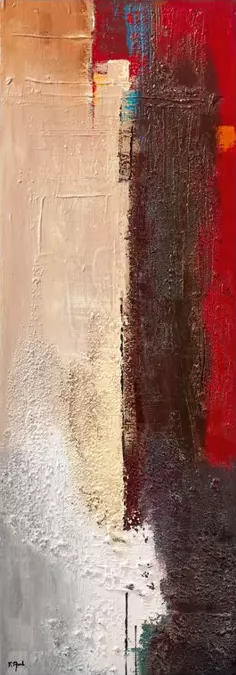 Vertical I - Flory Aerts - artwerk op canvas