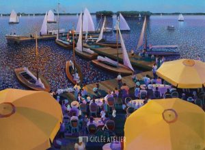 Zomeravond - Ton Dubbeldam - gicleekunst