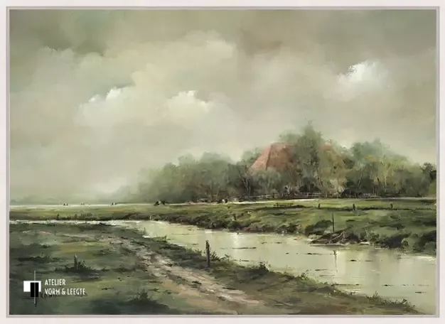 Lakenvelders - Jan Kooistra - in baklijst Atelier whitewash 10mm