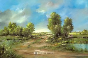 De verdwenen plek - Jan Kooistra - gicleekunst