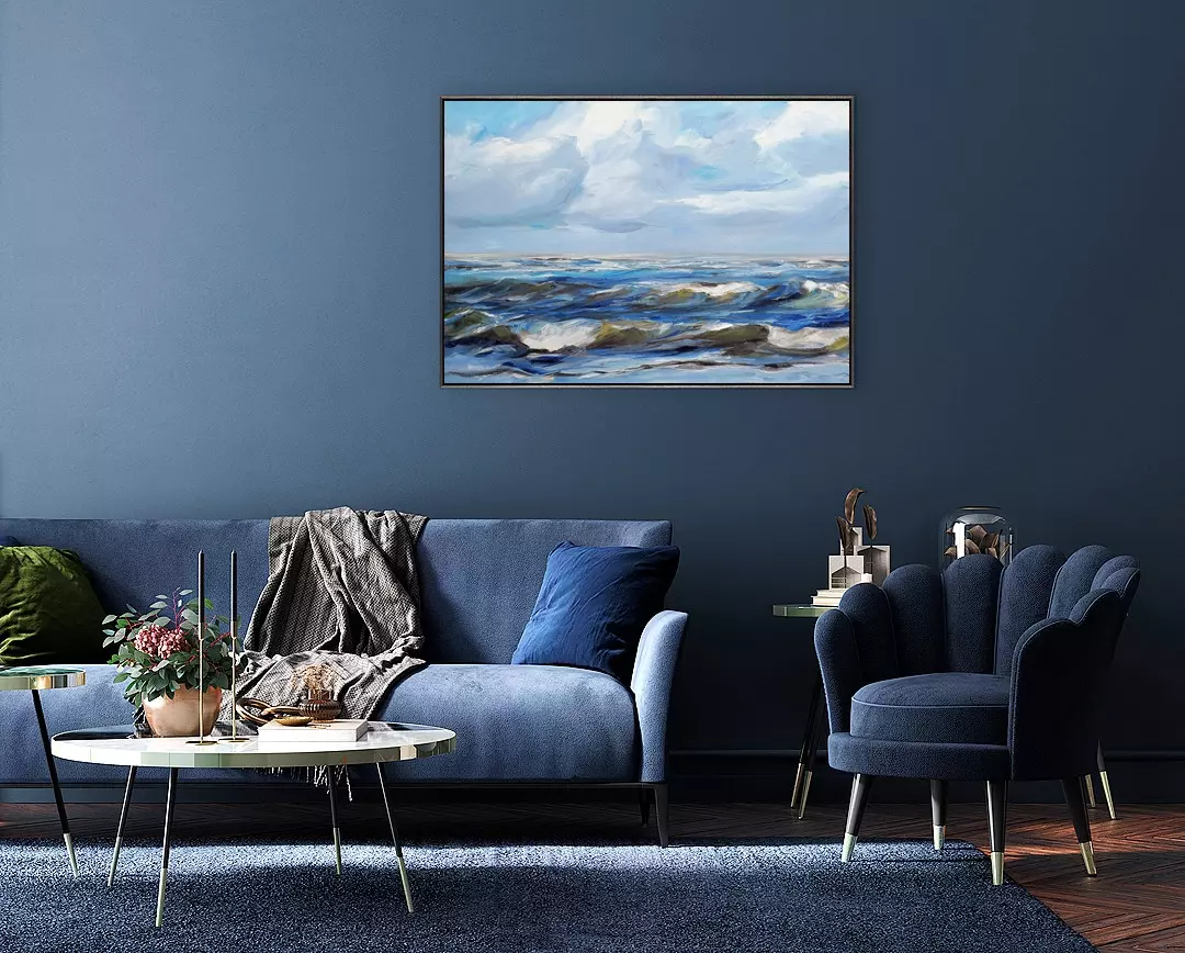 Golven in het ochtendlicht - Afbeelding 2