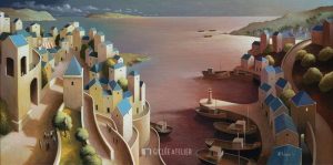 Avondoogst - Michiel Schrijver - gicleekunst