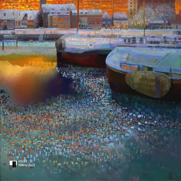 Oosterhaven - Ton Dubbeldam - giclee op canvas