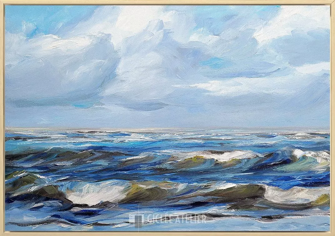 Golven in het ochtendlicht - Afbeelding 3