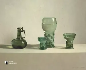 Glas uit de collectie Vecht - Henk Helmantel - giclee op canvas