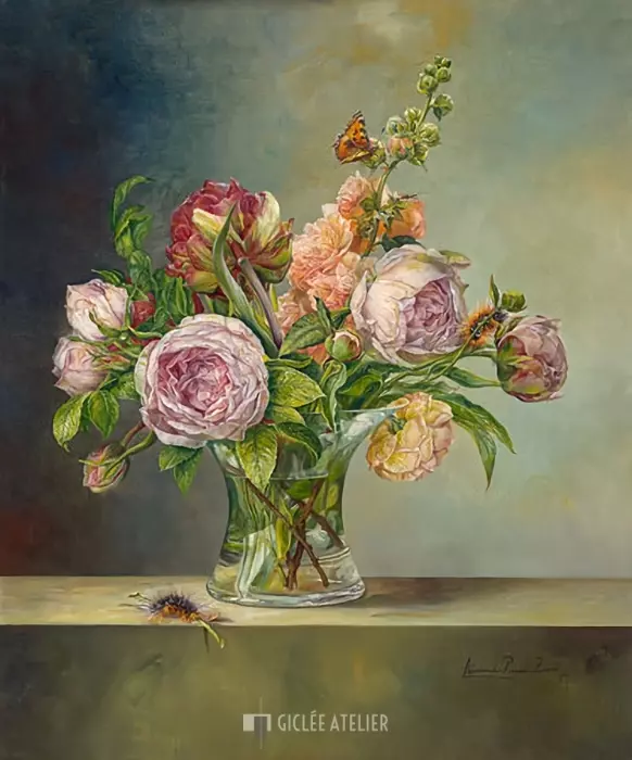 De X vaas - Adriana van Zoest - gicleekunst