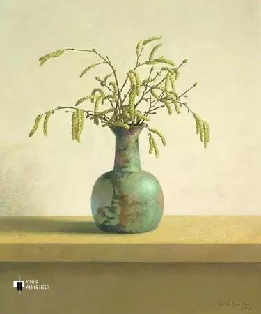 Hazelaarkatjes - Henk Helmantel - giclee op canvas