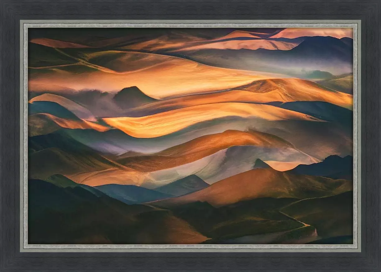 Daybreak - Robin Wechsler - in sierlijst Kadur zwart-zilver 77mm