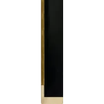 Baklijst Elle zwart-goud