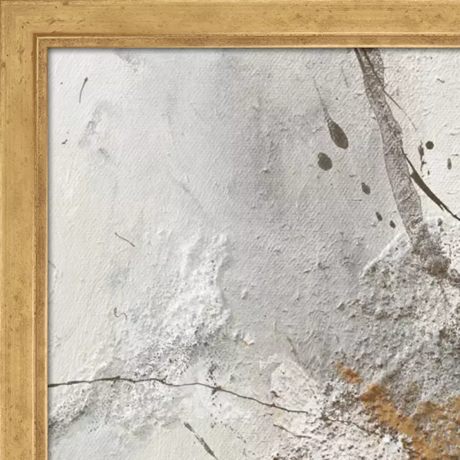 Capri sierlijst oud goud met sierbies, voorbeeld met inleg