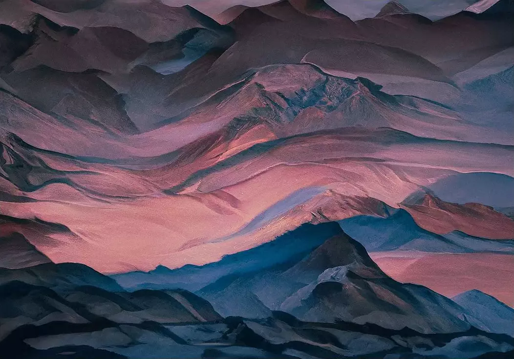 Nightfall - Robin Wechsler - gicleekunst op canvas