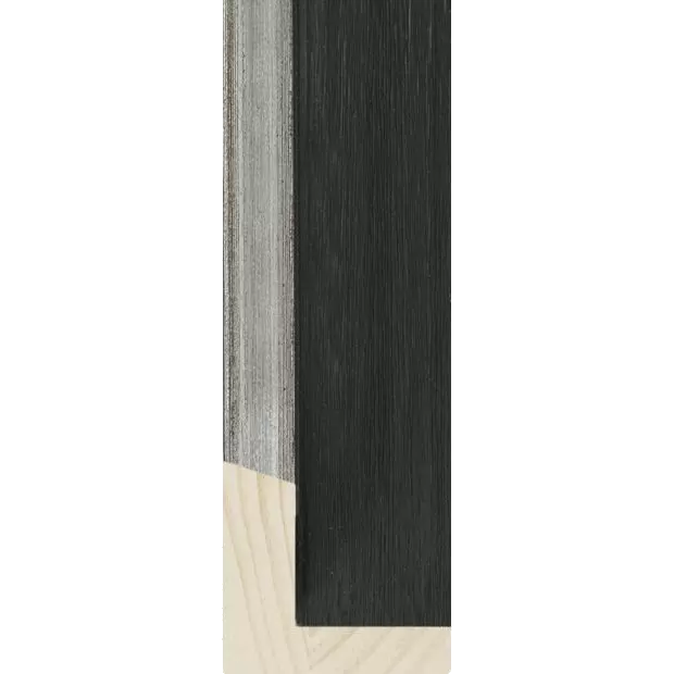 Shape breed zwart zilver - Afbeelding 3