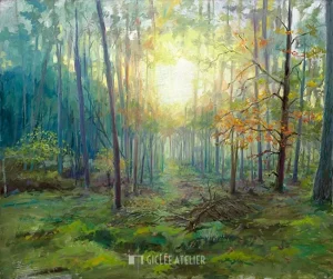 Bospad - Keimpe van der Kooi - giclee op canvas