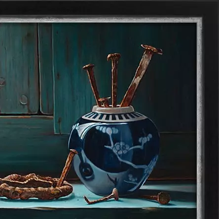 Oud Roest - Rob Møhlmann - voorbeeld in Capri zwart-zilver