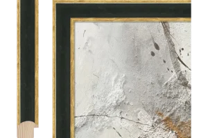 Schilderijlijst Procida zwart-goud 36mm