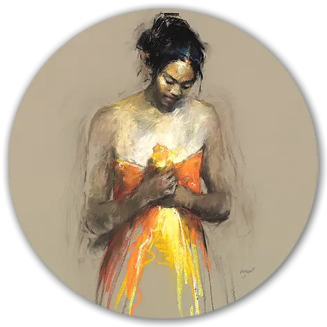 Devotie - Dinie Boogaart - Art Circle op dibond