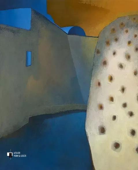 Santorini - Maria Megens - artwerk op canvas