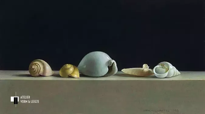 Schelpen stilleven - Henk Helmantel - giclee op fine art paper